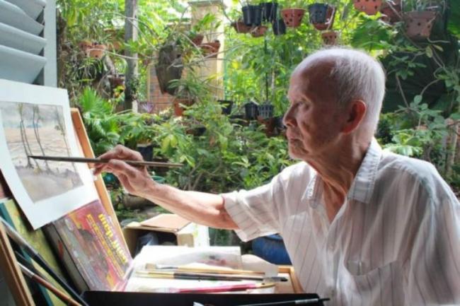 Họa sĩ Tô Dự Sống và vẽ trong yêu thương
